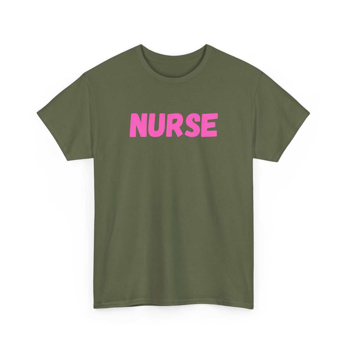 NURSE Pink Text T-Shirt