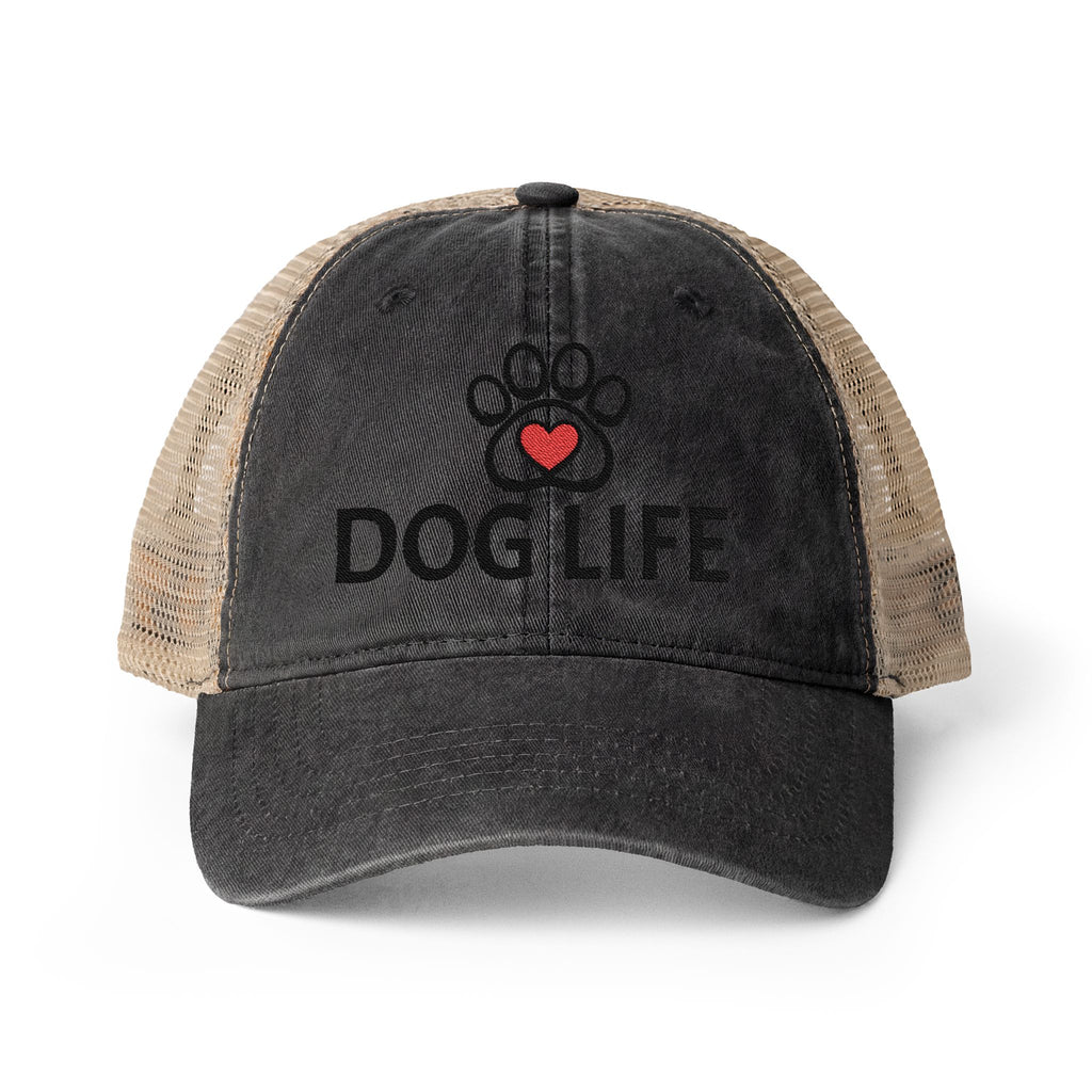 DOG LIFE Women's Washed Mesh-Back Cap