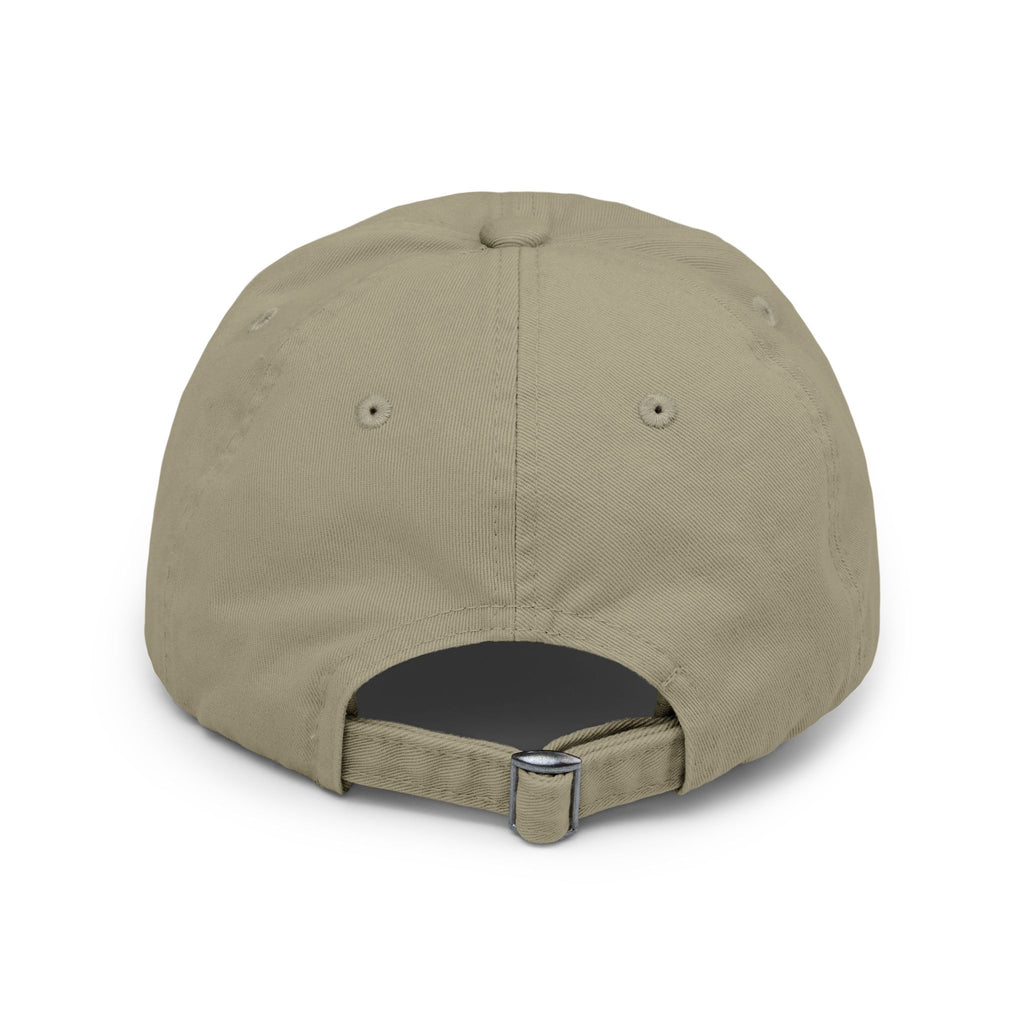 Dog Mom Distressed Cap - Embroidered Paw Patch Baseball Hat