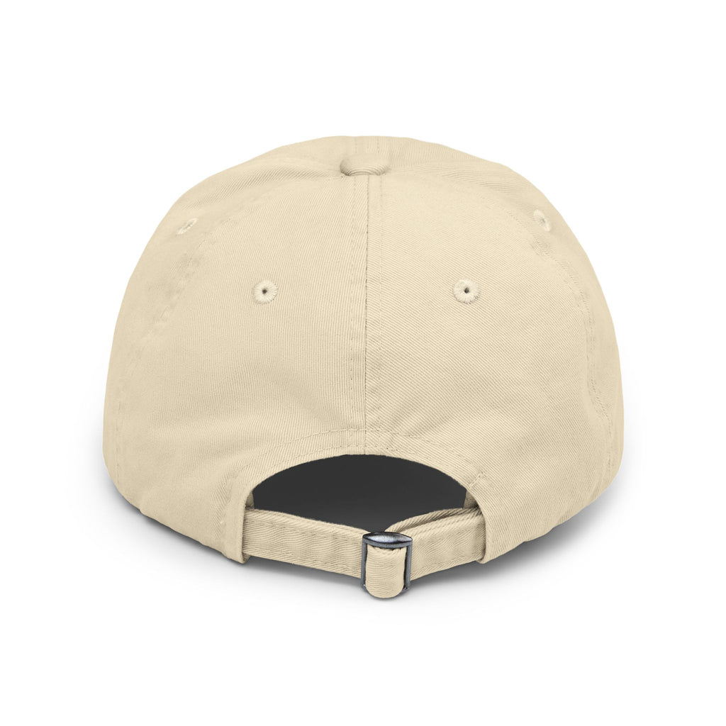 Dog Mom Distressed Cap - Embroidered Paw Patch Baseball Hat