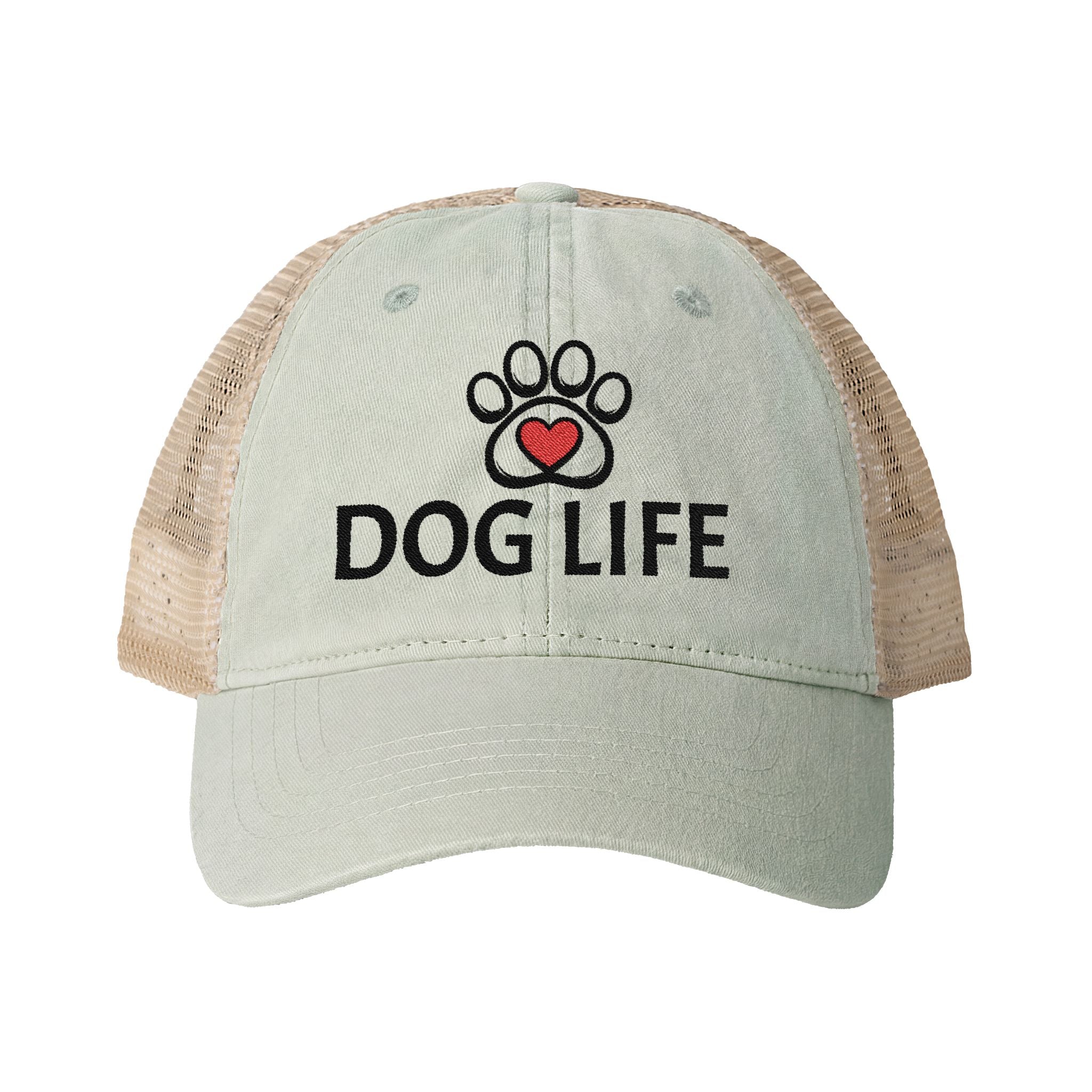 DOG LIFE Women's Washed Mesh-Back Cap
