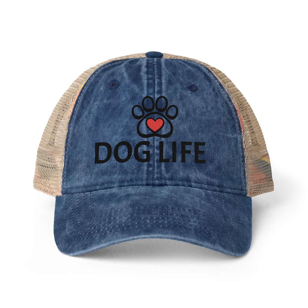 DOG LIFE Women's Washed Mesh-Back Cap