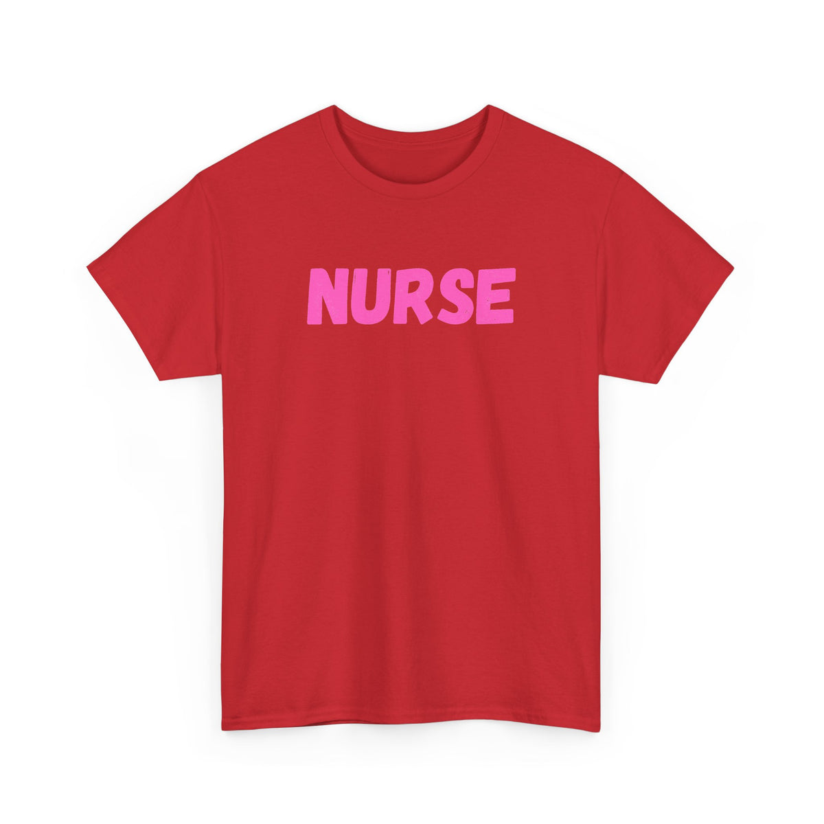 NURSE Pink Text T-Shirt