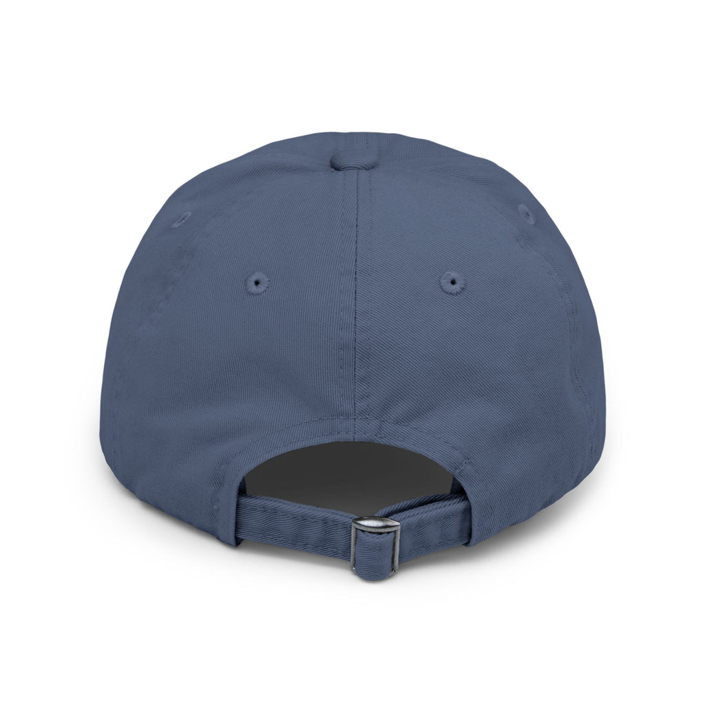 Dog Mom Distressed Cap - Embroidered Paw Patch Baseball Hat