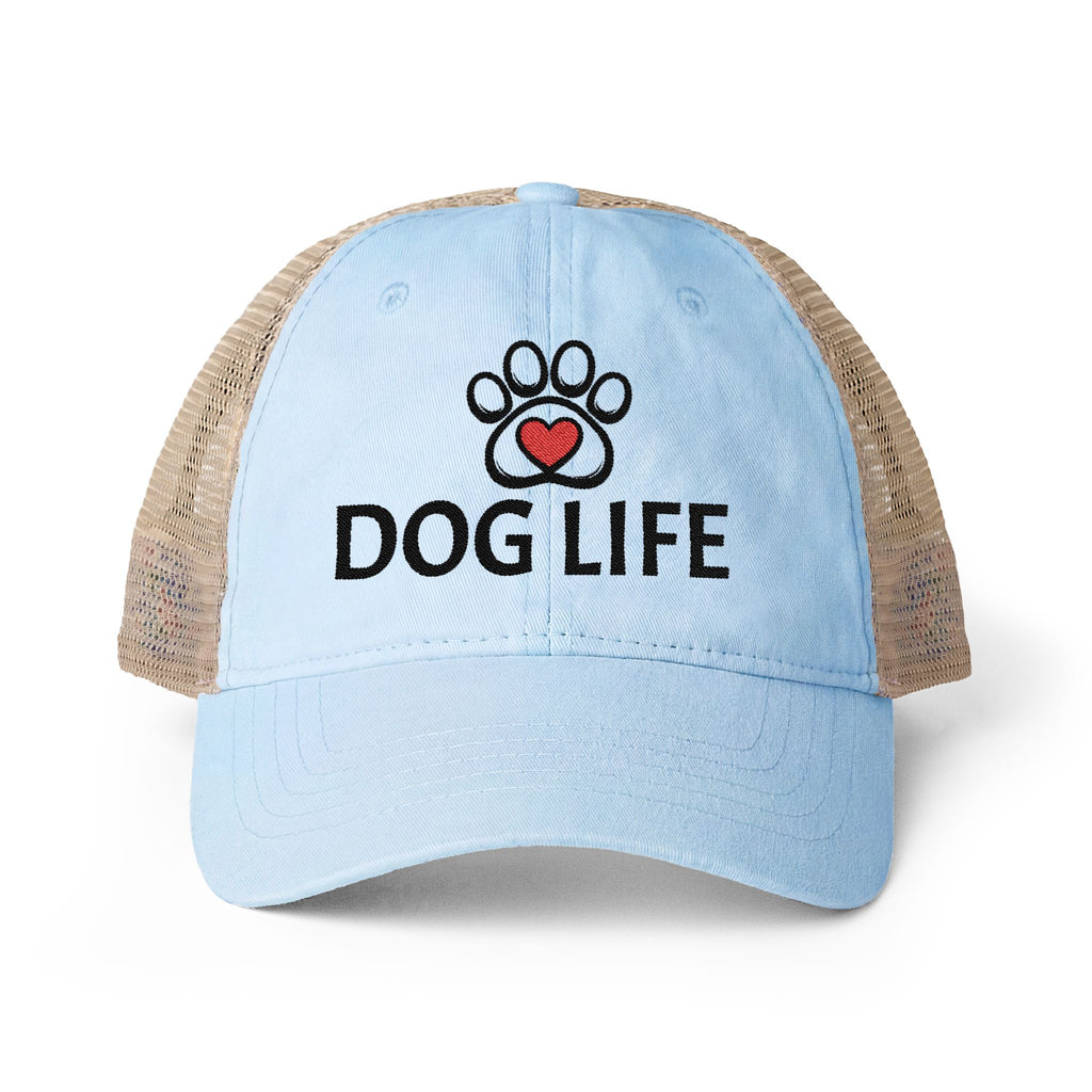 DOG LIFE Women's Washed Mesh-Back Cap
