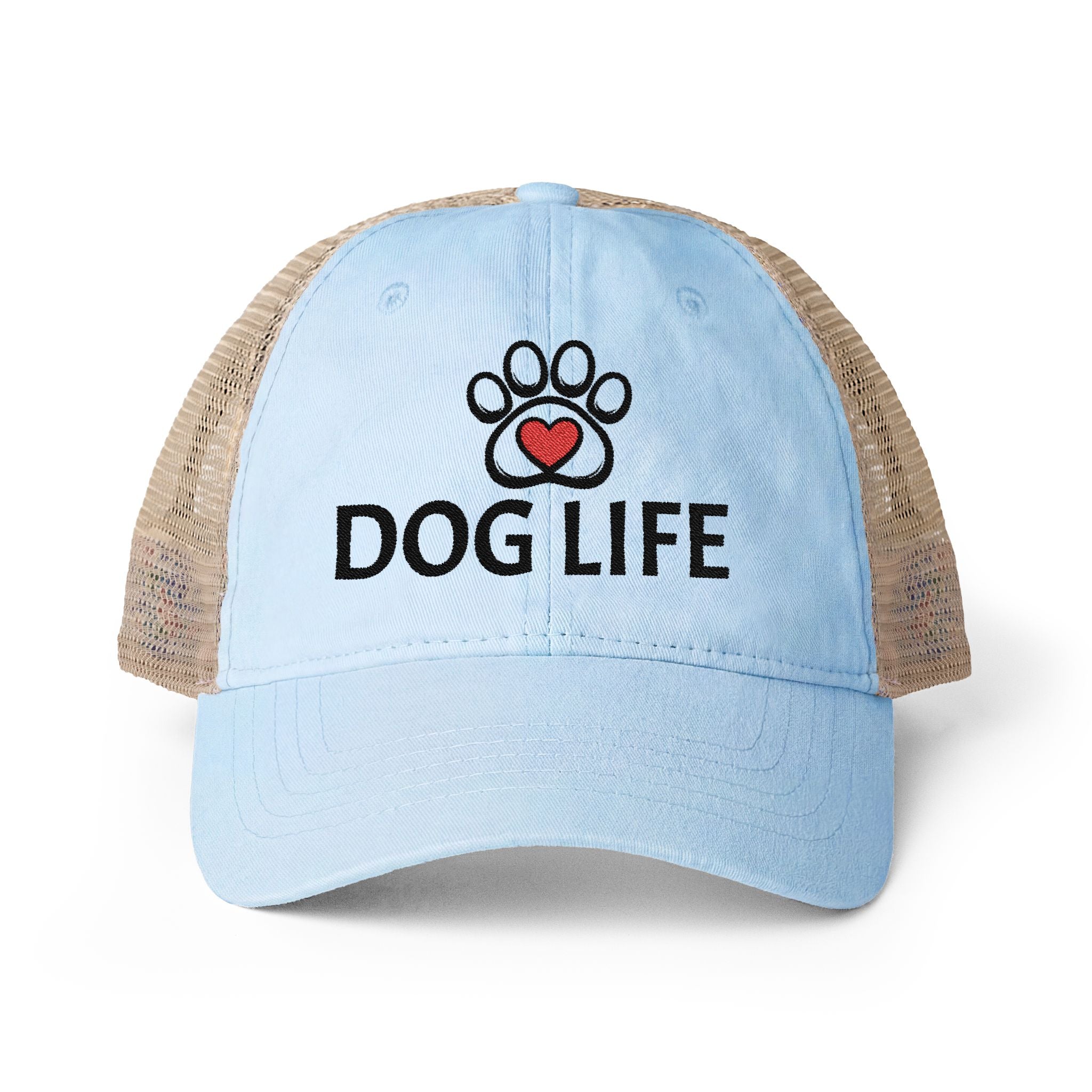 DOG LIFE Women's Washed Mesh-Back Cap