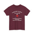 I’m an RN T‑Shirt — "Forget Sugar and Spice... I’m Made of Coffee, Sarcasm and Foul Language"