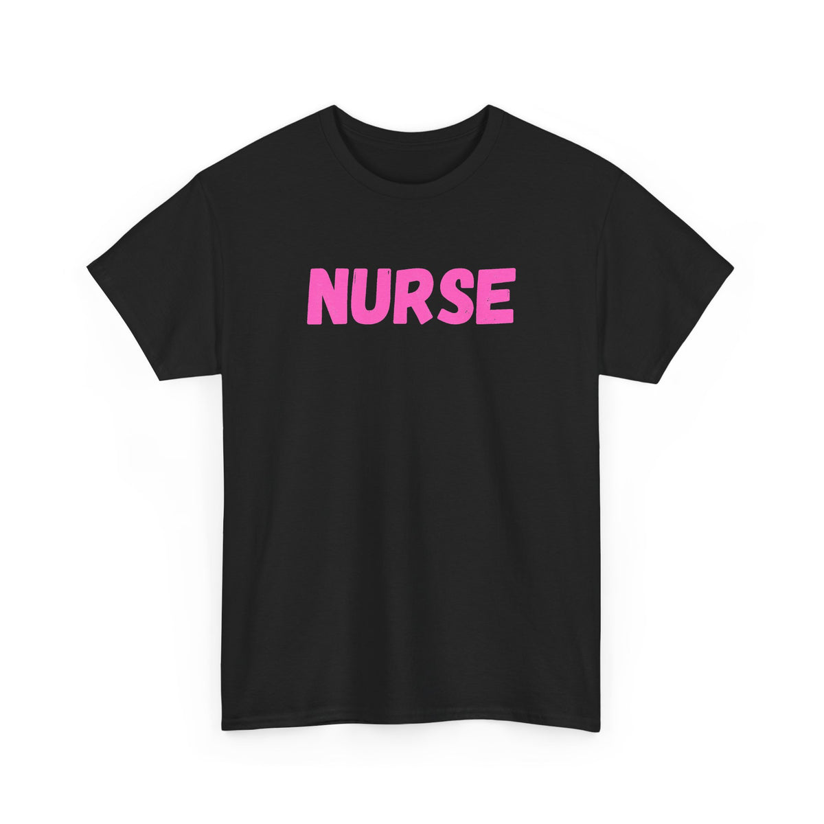 NURSE Pink Text T-Shirt
