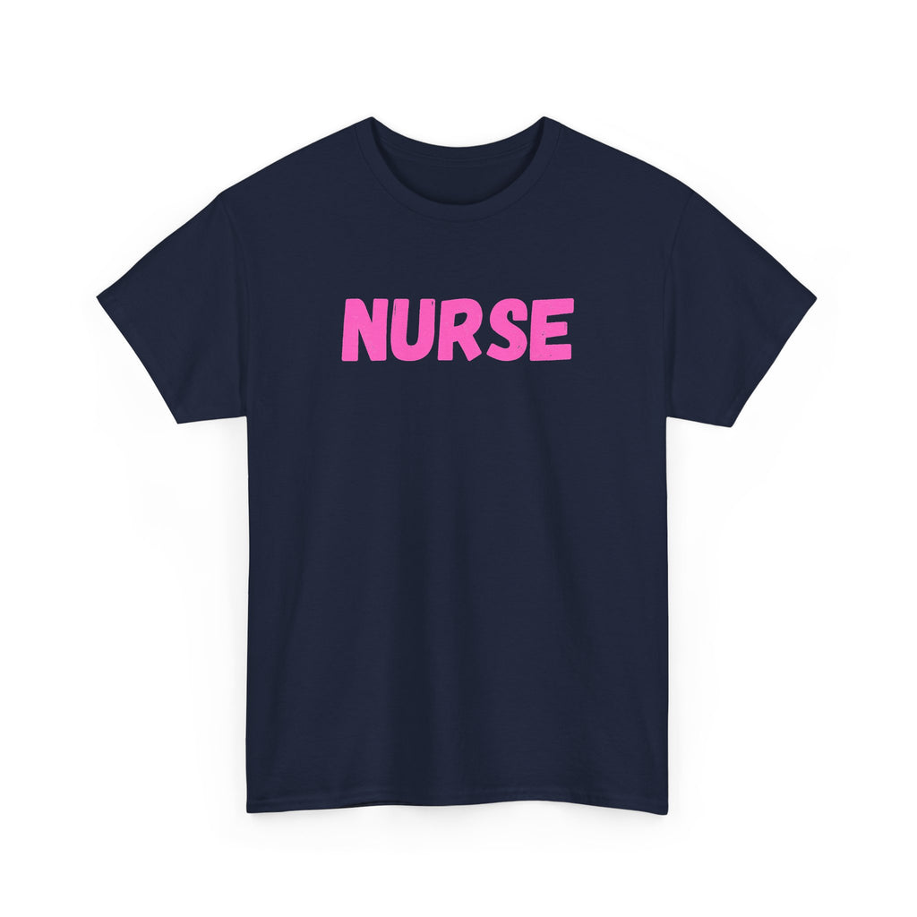 NURSE Pink Text T-Shirt