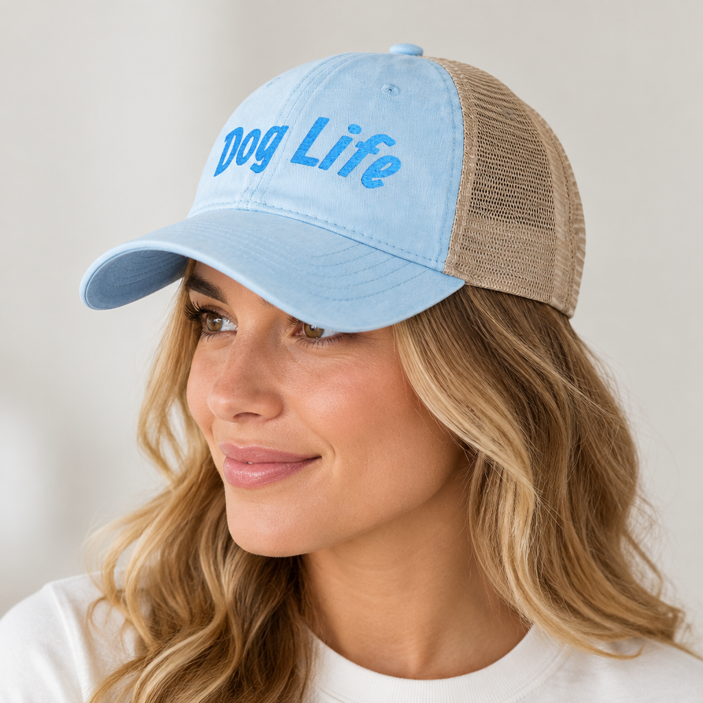 Women's Washed Mesh-Back Cap
