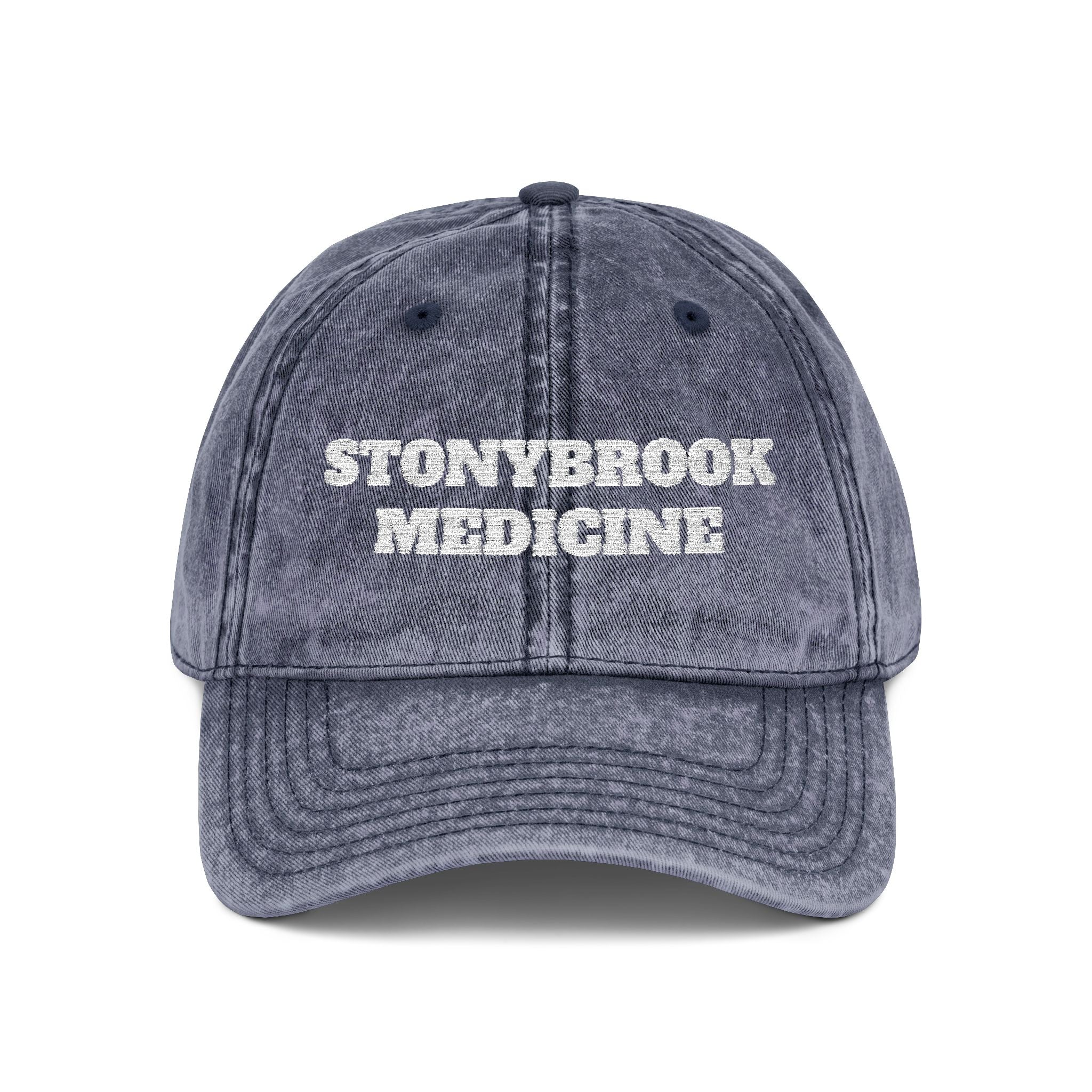 Vintage Embroidered Cap — Support SBU Campus & Hospital Hat