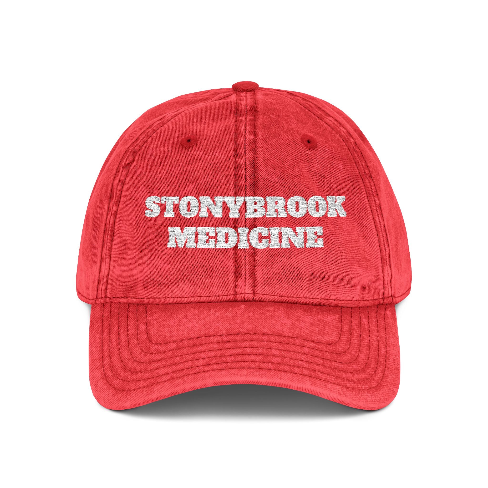 Vintage Embroidered Cap — Support SBU Campus & Hospital Hat