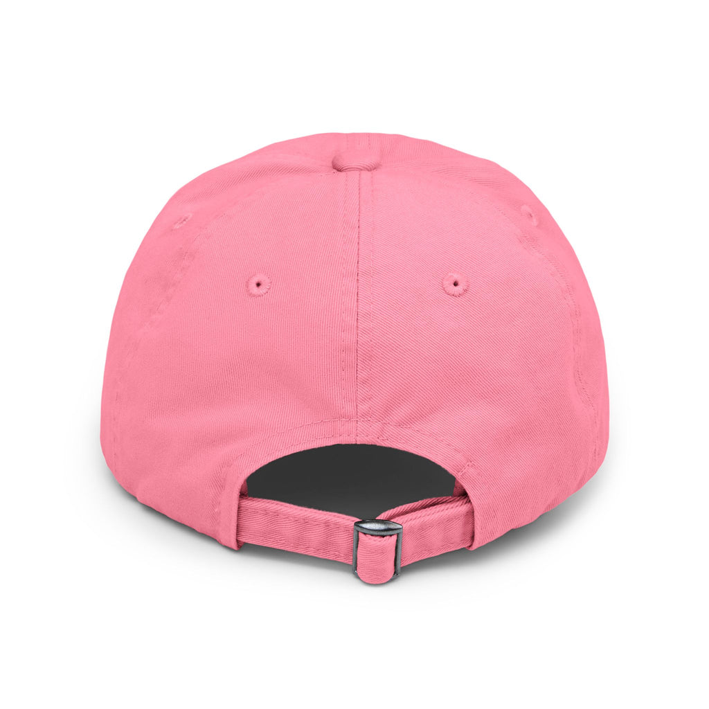 Dog Mom Distressed Cap - Embroidered Paw Patch Baseball Hat