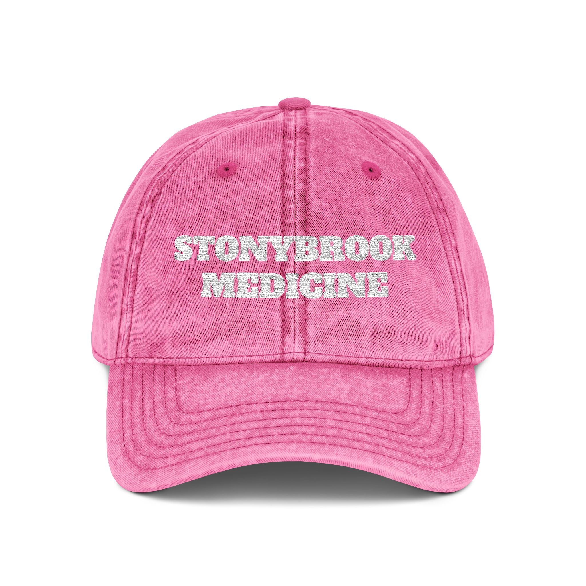 Vintage Embroidered Cap — Support SBU Campus & Hospital Hat