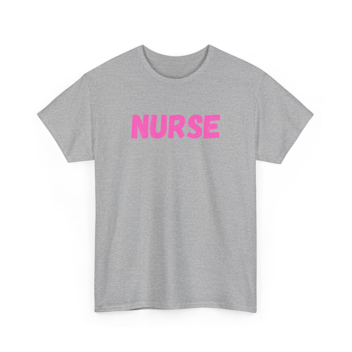 NURSE Pink Text T-Shirt