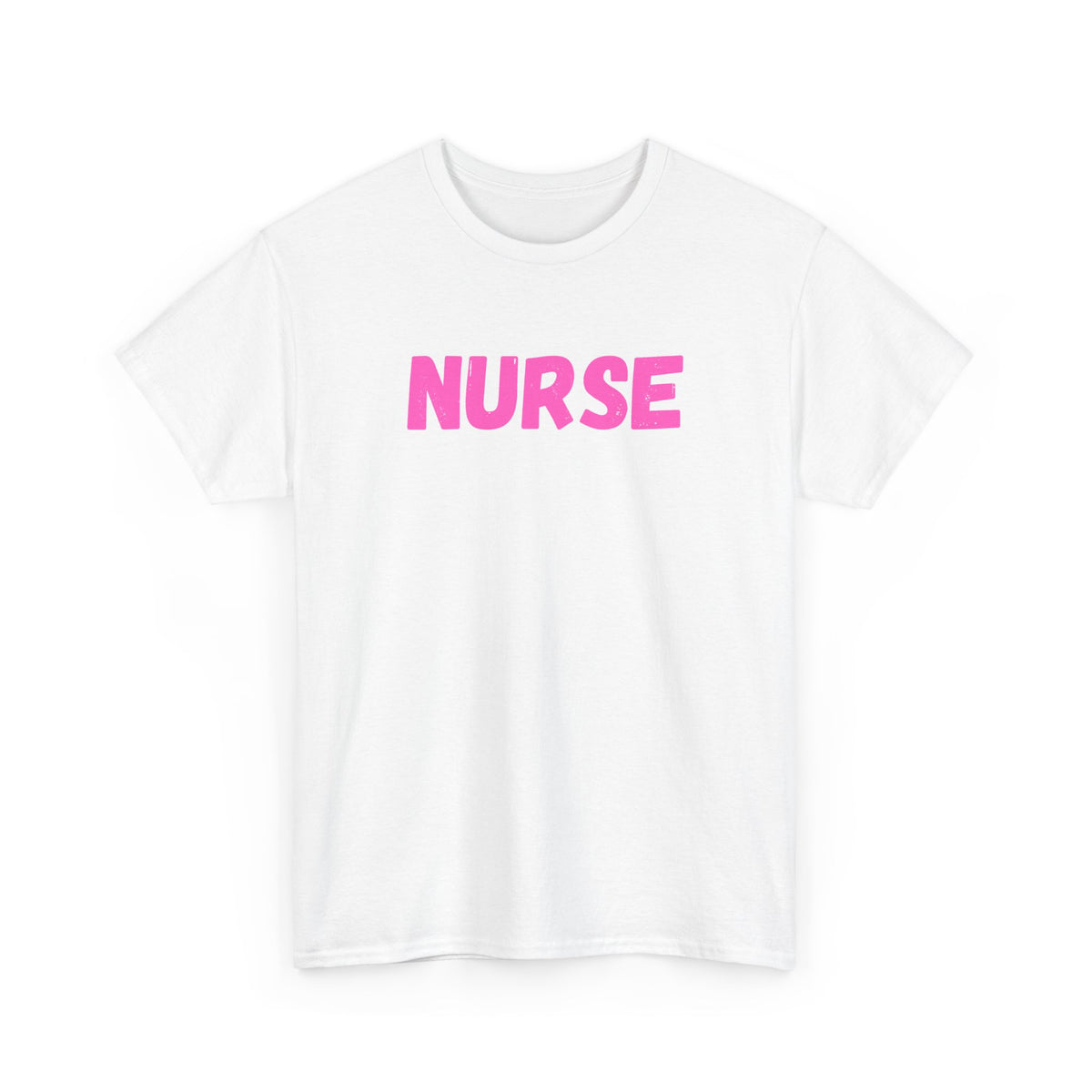 NURSE Pink Text T-Shirt